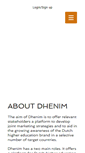 Mobile Screenshot of dhenim.nl